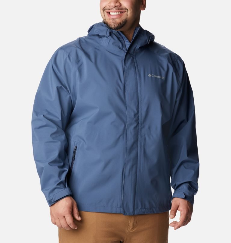 Jachete Shell Columbia Earth Explorer Barbati Bleumarin | Plus Size YPQ78MA09